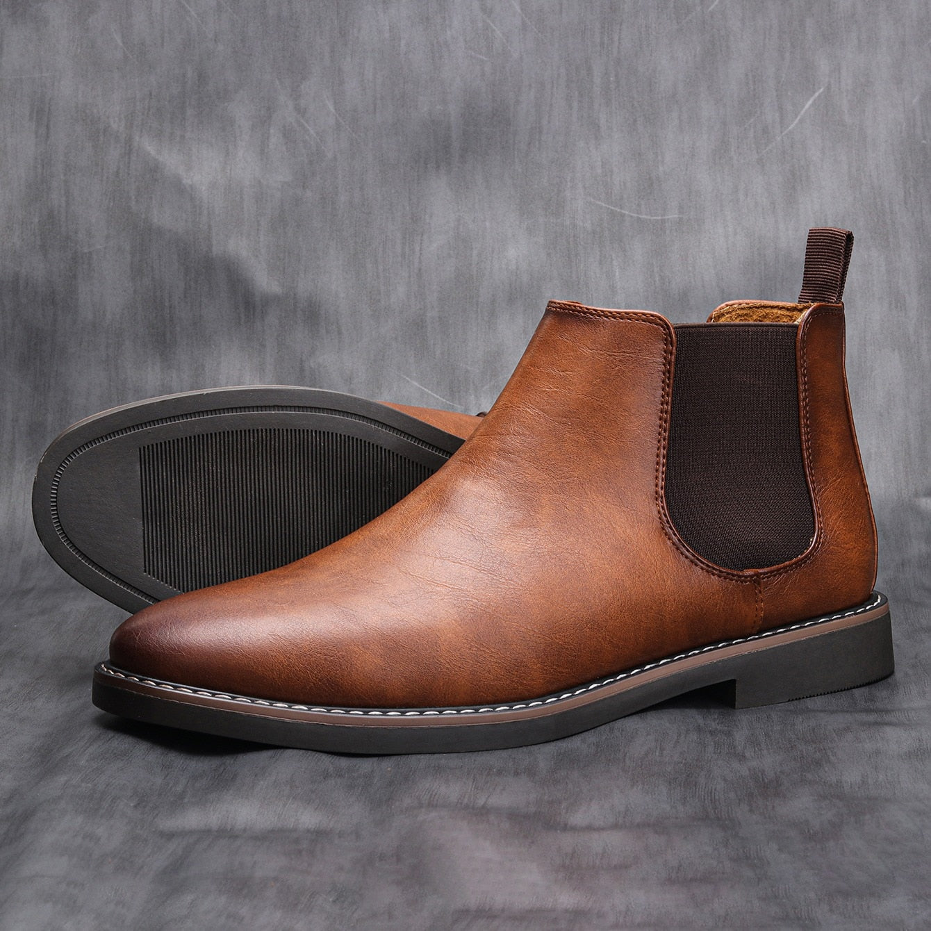 Chelsea-Stiefel | Slipper | Knöchelhoch | Lederstiefel | Herrenstiefel-HauteBerlin