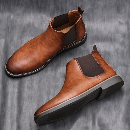 Chelsea-Stiefel | Slipper | Knöchelhoch | Lederstiefel | Herrenstiefel-HauteBerlin