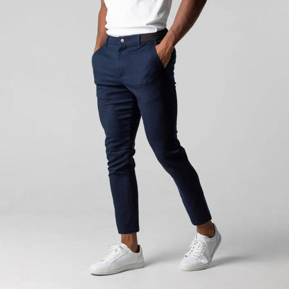 Chino-Hose | Elastische Taille | Stretch | Slim-Fit-Chinos | Herrenhose-HauteBerlin
