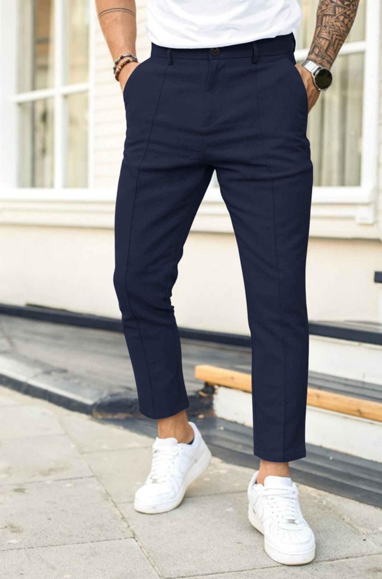 Chino-Hosen | Stretch | Schmale Passform | Skinny Chinos | Herrenhosen-HauteBerlin