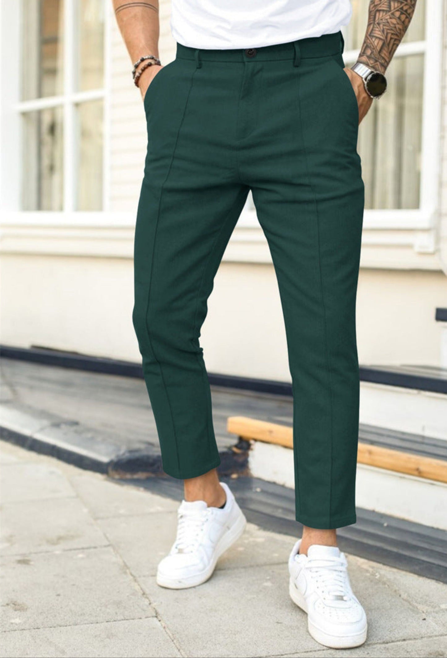 Chino-Hosen | Stretch | Schmale Passform | Skinny Chinos | Herrenhosen-HauteBerlin
