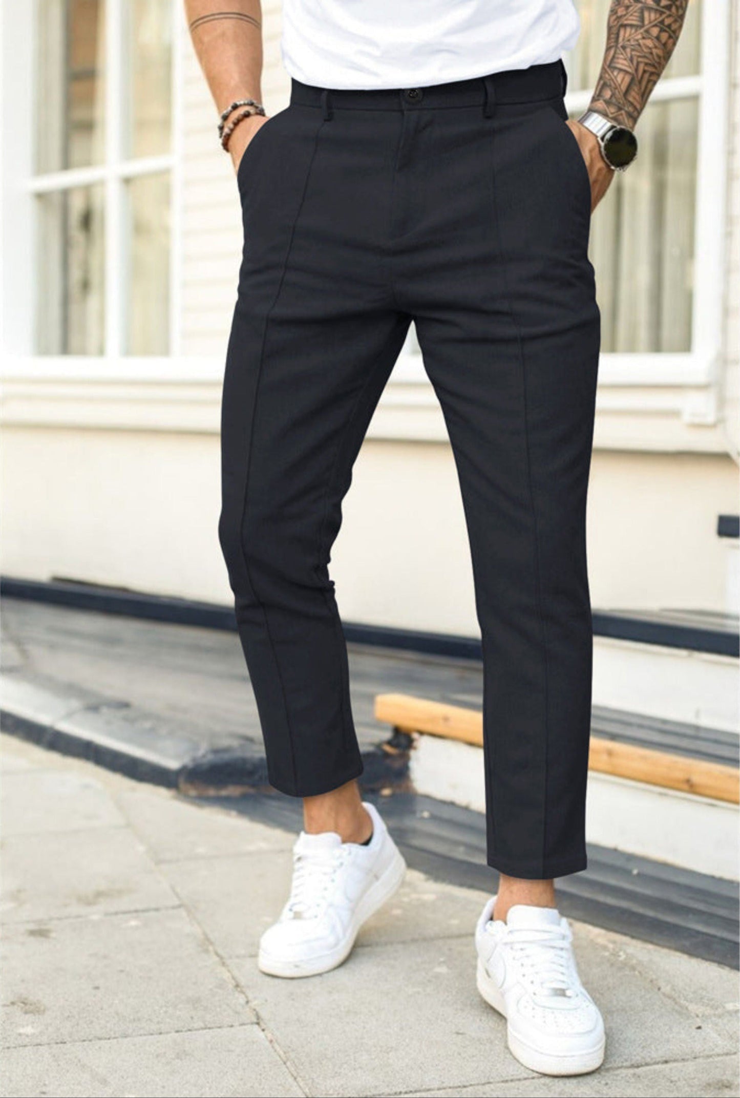 Chino-Hosen | Stretch | Schmale Passform | Skinny Chinos | Herrenhosen-HauteBerlin