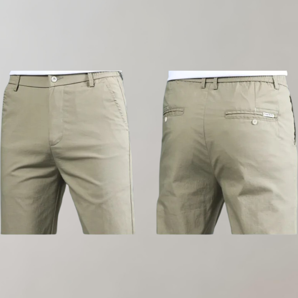 Chinos | Bequem | Elastische Taille | Stretch-Hose | Chino-Hose für Herren-HauteBerlin