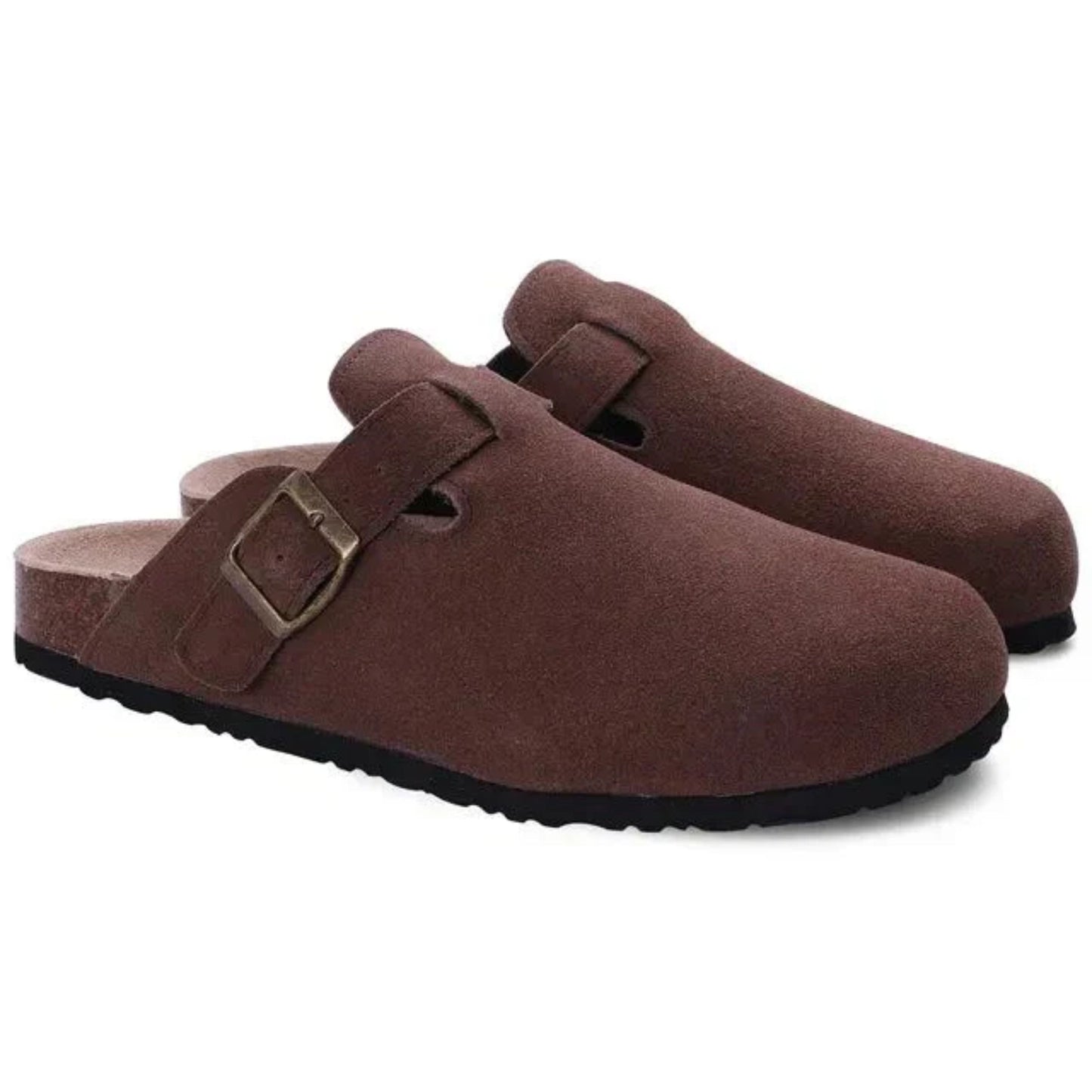 Clogs | Slip-On | Orthopädische | Wildleder Clogs | Herrenschuhe-HauteBerlin