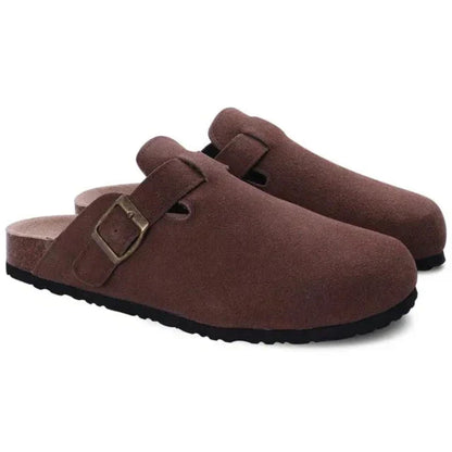 Clogs | Slip-On | Orthopädische | Wildleder Clogs | Herrenschuhe-HauteBerlin