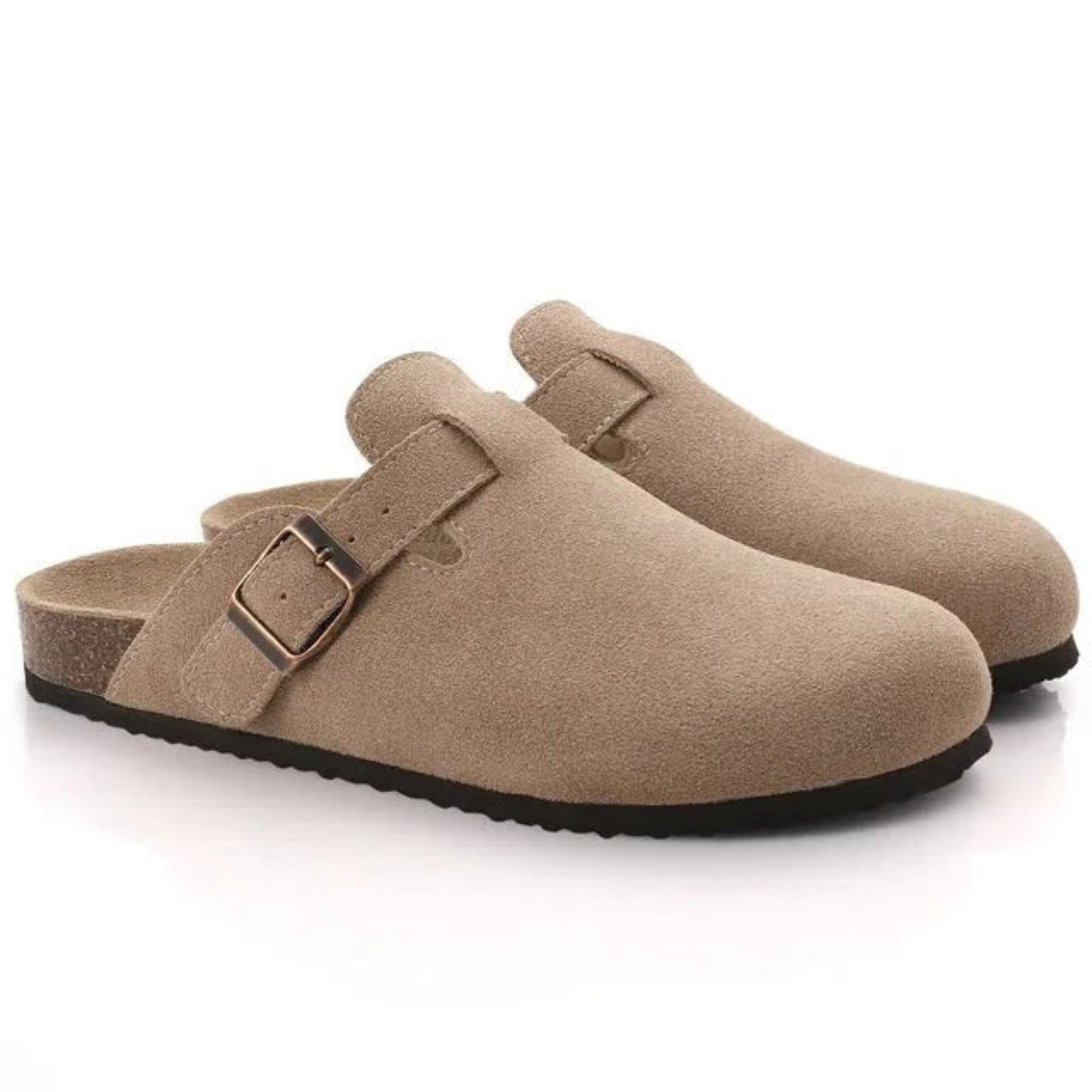 Clogs | Slip-On | Orthopädische | Wildleder Clogs | Herrenschuhe-HauteBerlin