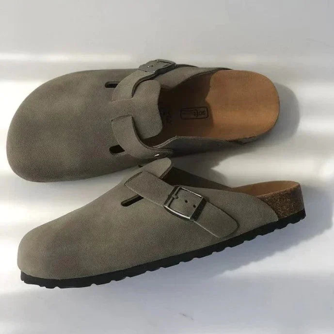 Clogs – Slipper – Wildleder – Pantoletten – Herrenschuhe-HauteBerlin