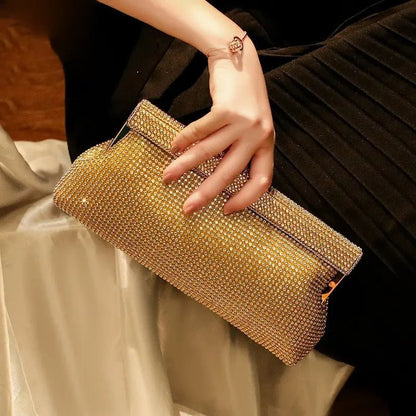 Clutch Bag - Kleine funkelnde Glitzer-Abendtasche-HauteBerlin