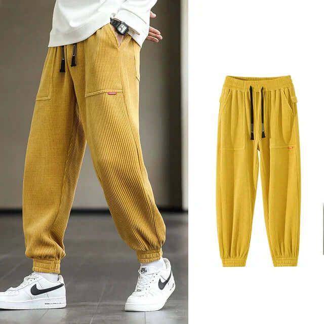 Cord-Jogginghose | Locker sitzend | Kordelzug | Jogginghose | Herrenhose-HauteBerlin
