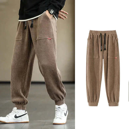 Cord-Jogginghose | Locker sitzend | Kordelzug | Jogginghose | Herrenhose-HauteBerlin