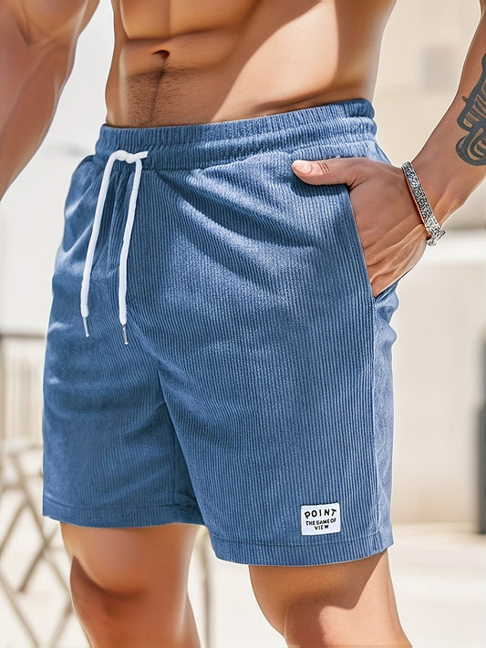 Cordshorts – Kordelzug – elastischer Bund – Sommer-Shorts – Herrenshorts-HauteBerlin