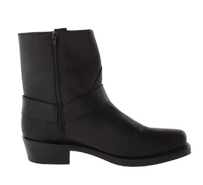 Cowboystiefel - Mittelfristige Westernstiefel mit Reißverschluss für Männer-HauteBerlin