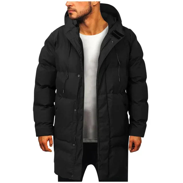 Daunenjacke | Warm | Mit Kapuze | Lange Daunenjacke | Wintermantel für Herren-HauteBerlin