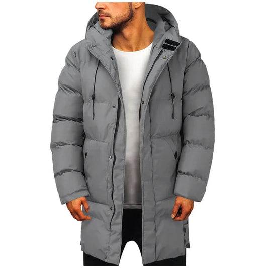 Daunenjacke | Warm | Mit Kapuze | Lange Daunenjacke | Wintermantel für Herren-HauteBerlin