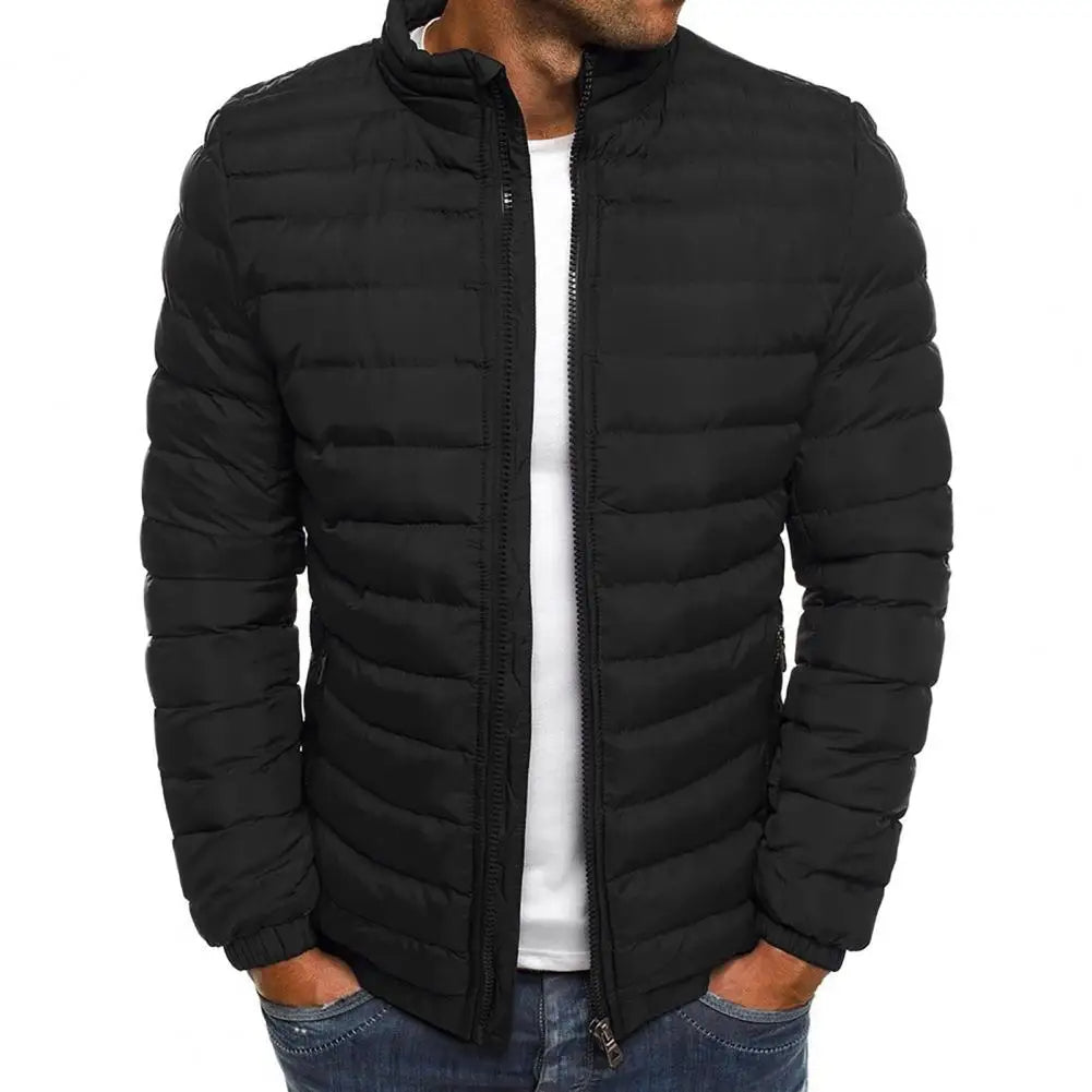 Daunenjacke – leicht – mit Reißverschluss – Herbstjacke – Herrenjacken-HauteBerlin