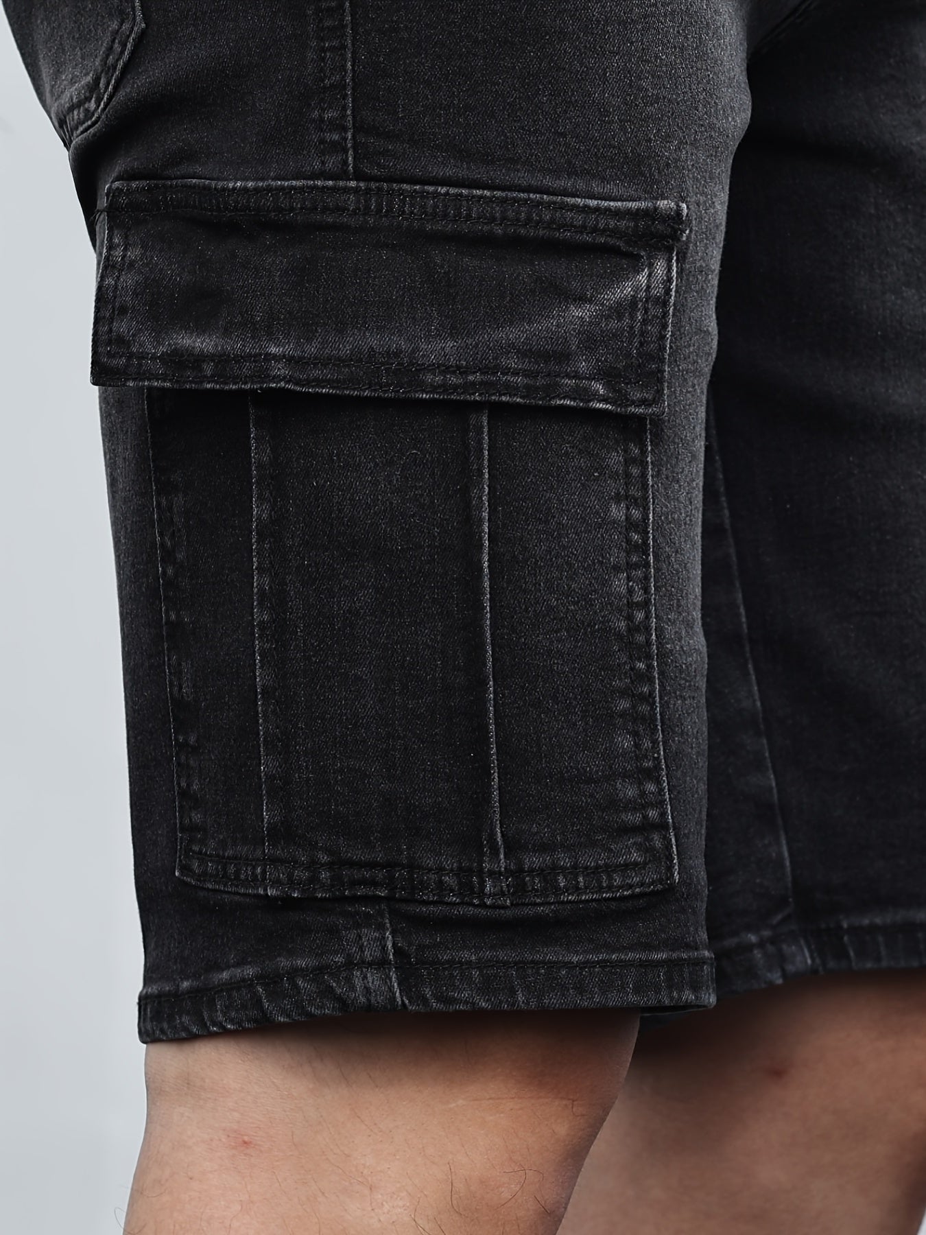 Denim Cargo Shorts | Casual | Stretch | Denim Shorts | Herren Shorts-HauteBerlin