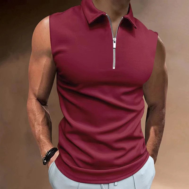 Dennis - Das Halfzipper Tank-Top-HauteBerlin
