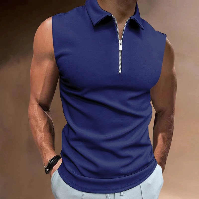 Dennis - Das Halfzipper Tank-Top-HauteBerlin