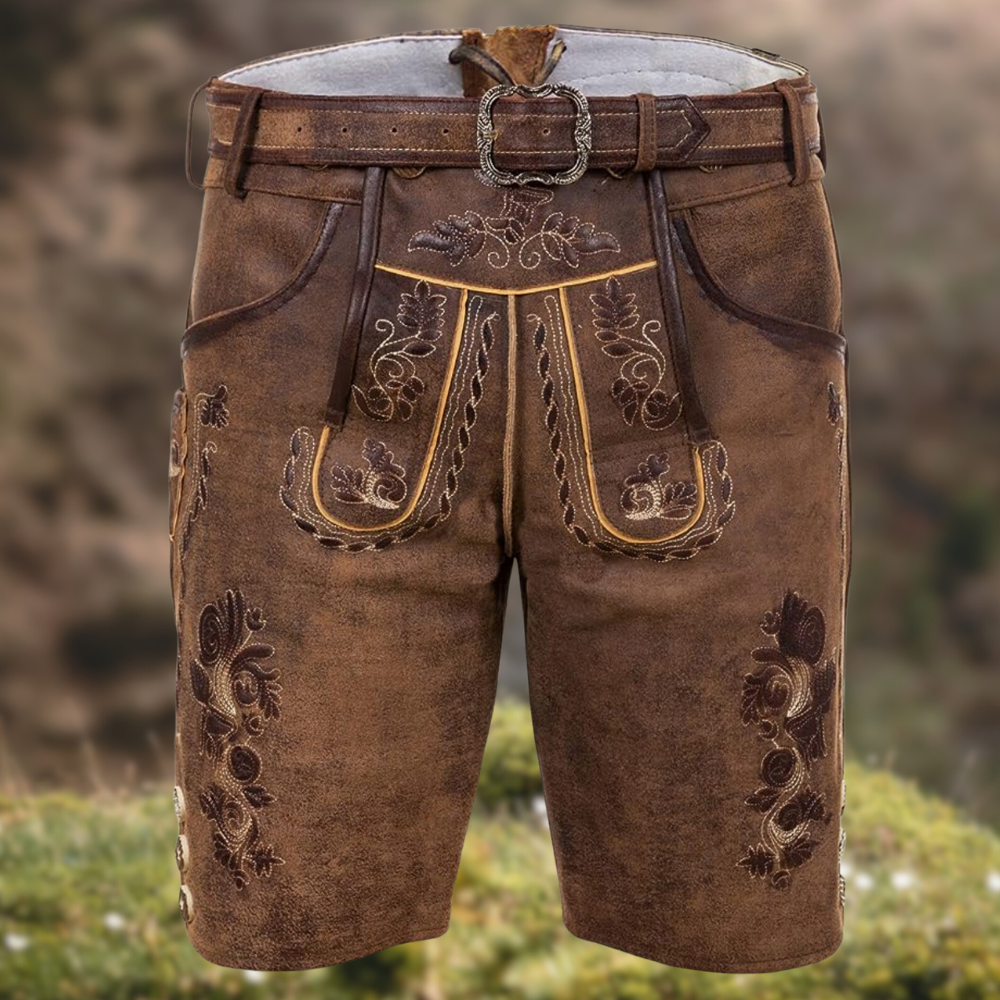 Deutsche Oktoberfest-Shorts – bayerisch – hohe Taille – Shorts-Outfit – deutsches Oktoberfest-Outfit für Männer-HauteBerlin