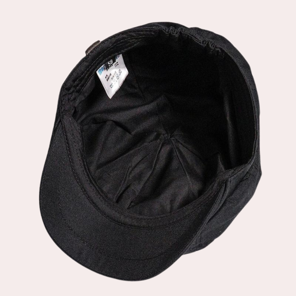 Flache Mütze | Retro | Vintage | Baskenmütze | Herrenhut-HauteBerlin