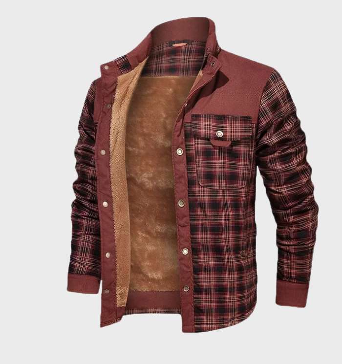 Flanellhemd | Fleece gefüttert | Kariert | Flanelljacke | Herrenbekleidung-HauteBerlin