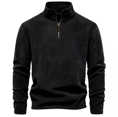 Fleece-Pullover | Half-Zip | Warm | Quarter-Zip-Fleece | Herren-Fleece-HauteBerlin