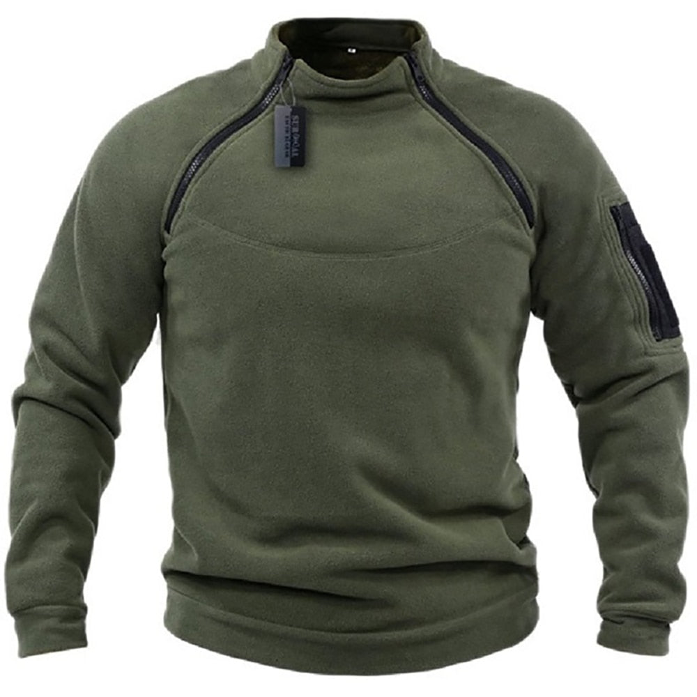 Fleece Pullover | Warm | Half Zip | Outdoor Fleece | Herren Fleece-HauteBerlin
