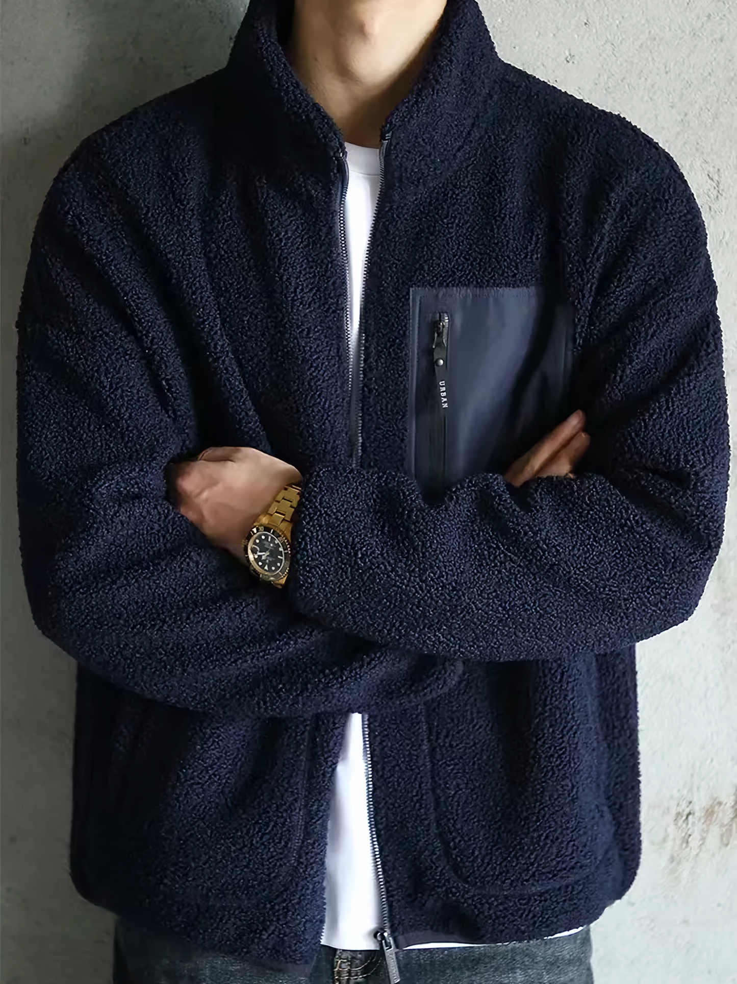 Fleecejacke | Zip-Up | Warm | Full Zip Fleece | Herren Fleece-HauteBerlin