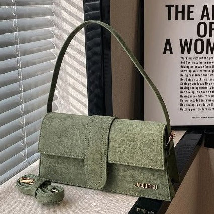 Lunessé – Damen Ein-Schulter Crossbody-Tasche mit Verstellbarem Gurt-Grün-HauteBerlin
