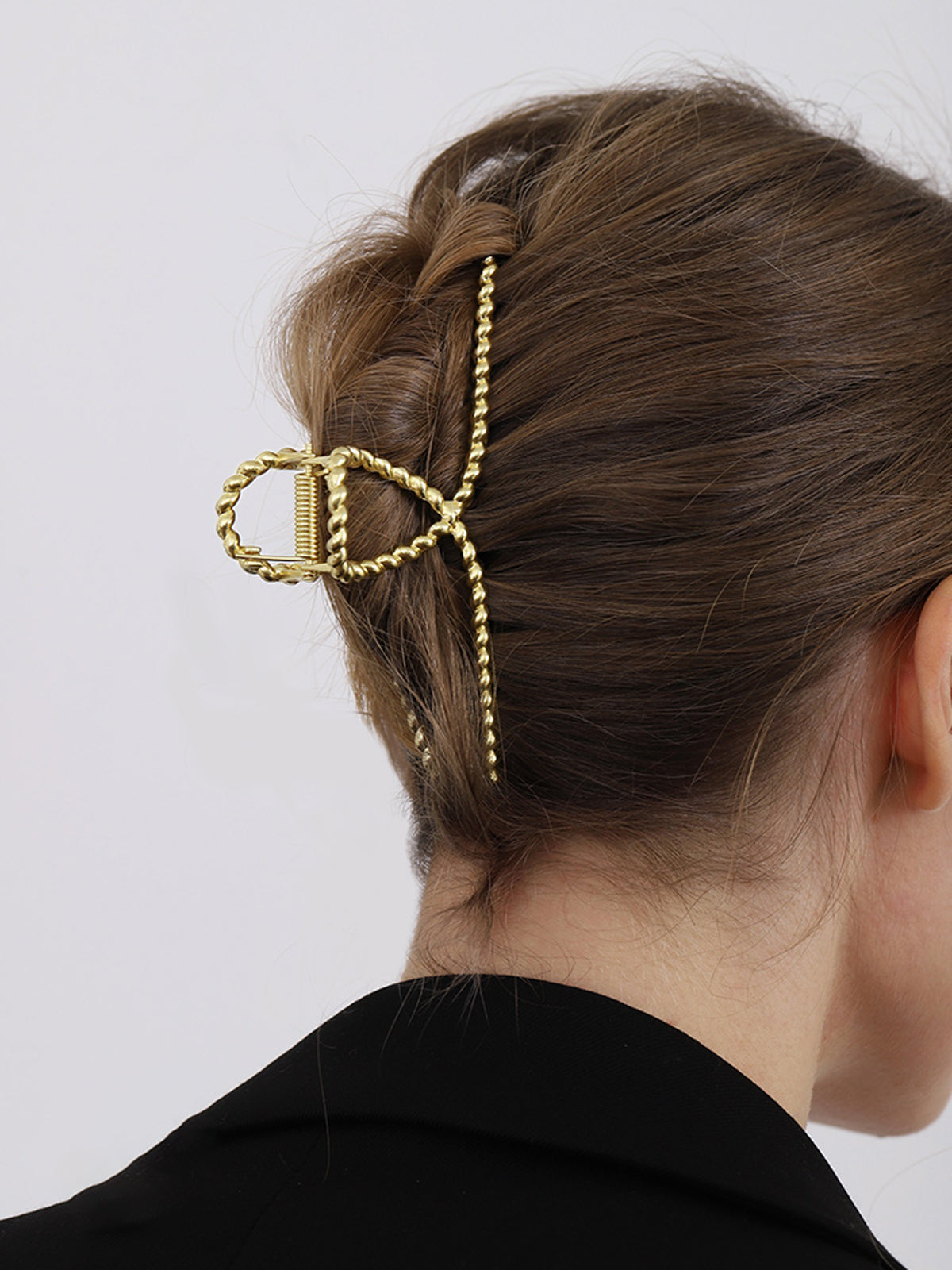 Haarspange | Goldfarben | Minimalistisch | Metall-Haarspange | Haarschmuck für Frauen-HauteBerlin