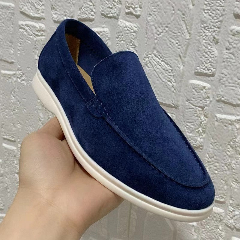 Halbschuhe | Bequem | Slip-On | Wildleder-Slipper | Herrenschuhe-HauteBerlin