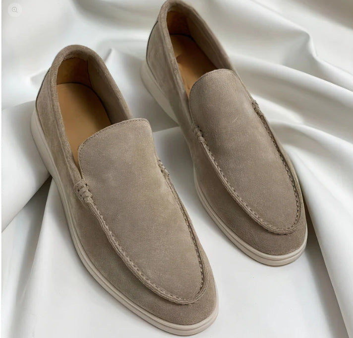 Halbschuhe | Bequem | Slip-On | Wildleder-Slipper | Herrenschuhe-HauteBerlin