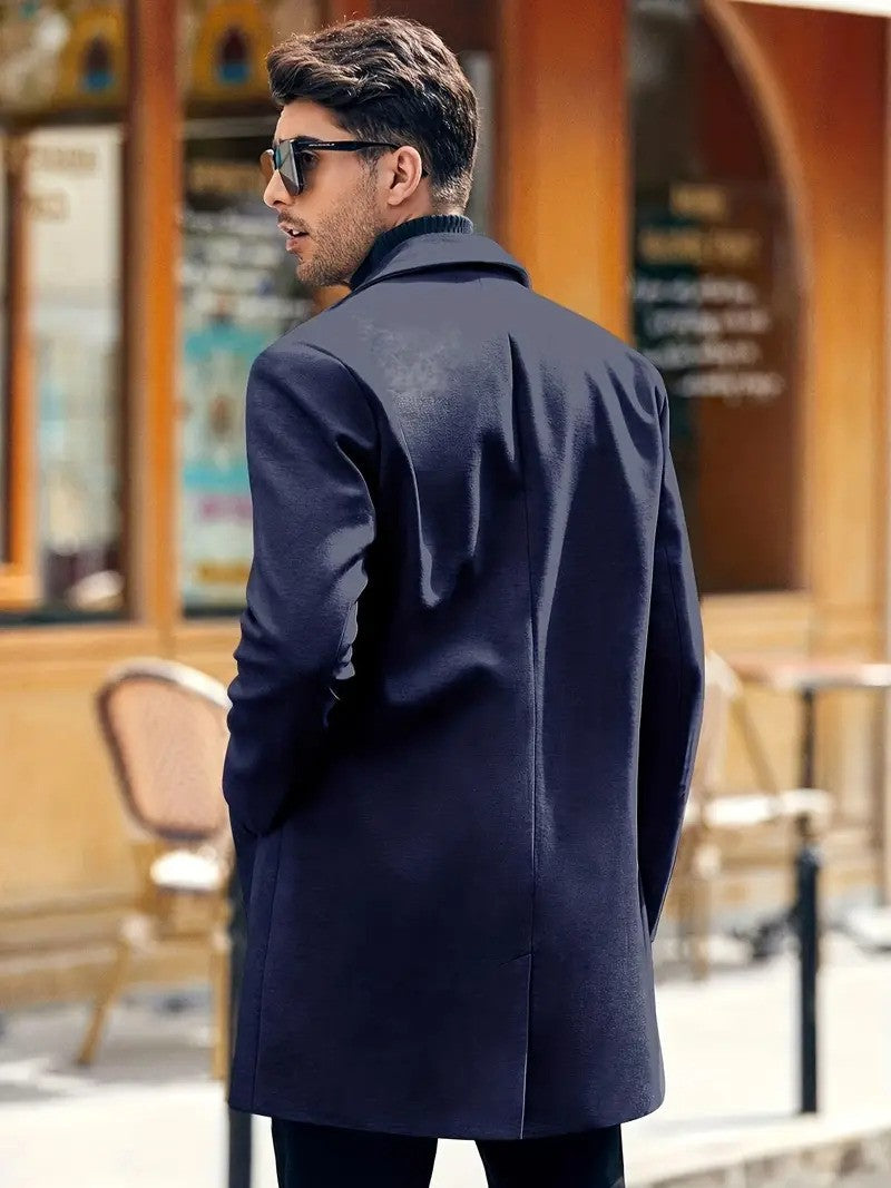 Hank Wolljacke | Klassischer Wollmantel für Männer-HauteBerlin