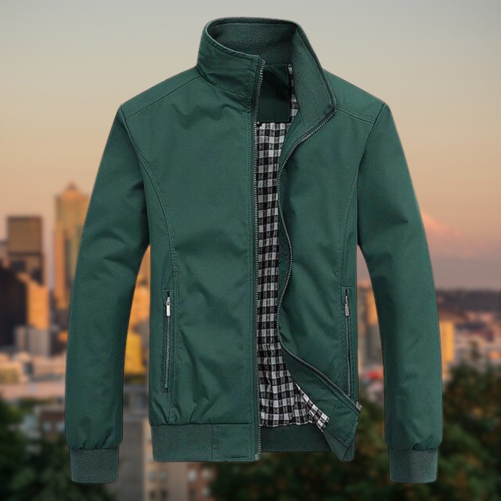 Harrington-Jacke | Reißverschluss | Winddicht | Bomberjacke | Herrenjacke-HauteBerlin