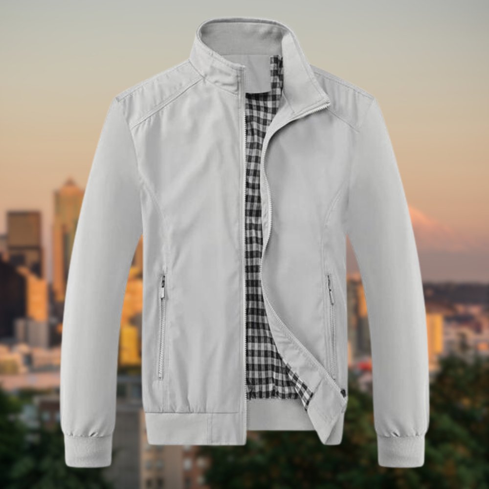 Harrington-Jacke | Reißverschluss | Winddicht | Bomberjacke | Herrenjacke-HauteBerlin