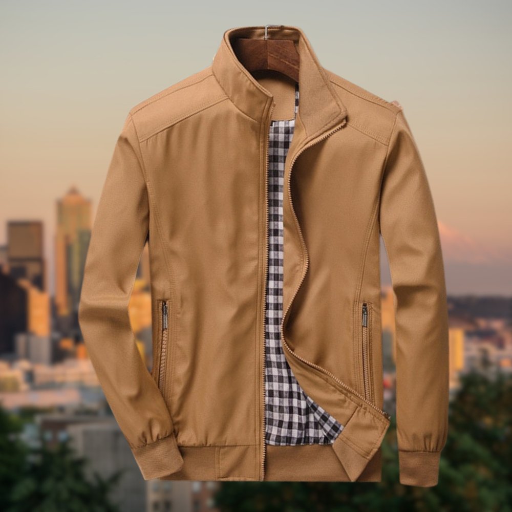 Harrington-Jacke | Reißverschluss | Winddicht | Bomberjacke | Herrenjacke-HauteBerlin
