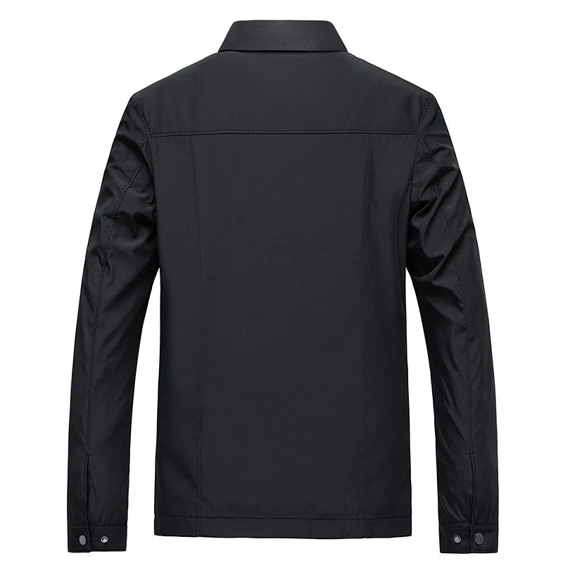 Harrington Jacke – mit Reißverschluss – leicht – winddicht – Herrenjacke-HauteBerlin