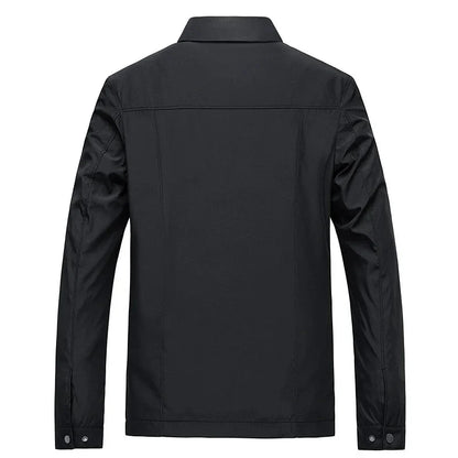 Harrington-Jacke – wasserdichte, winddichte Herbstjacke für Herren mit Reißverschluss-HauteBerlin