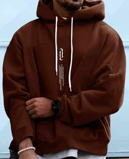 Herren Hoodie - Gemütlich - Lose Passform - Pullover Hoodie - Herrenbekleidung-HauteBerlin