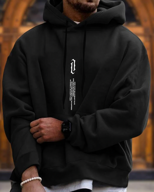 Herren Hoodie - Gemütlich - Lose Passform - Pullover Hoodie - Herrenbekleidung-HauteBerlin