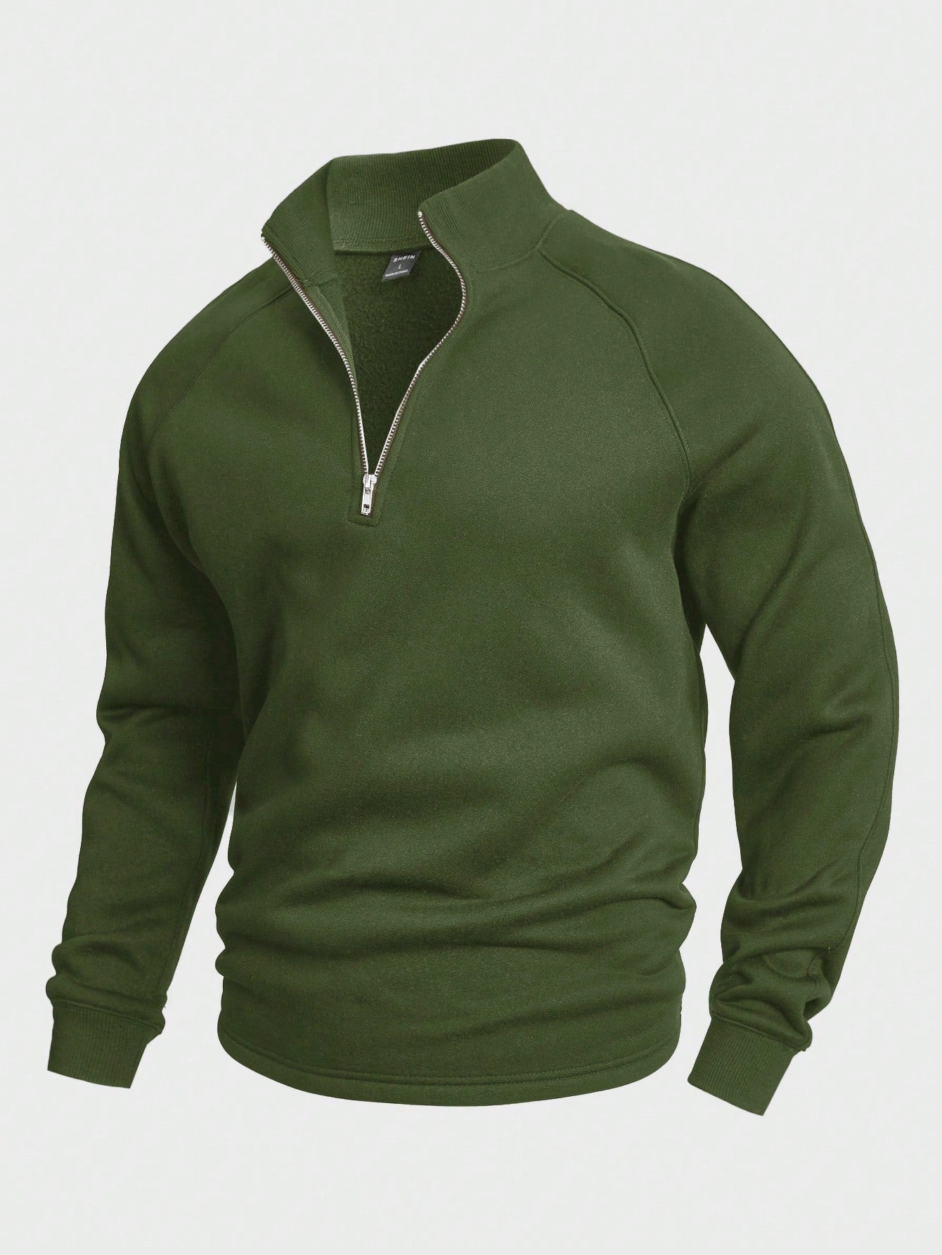 Herren-Pullover mit halbem Reißverschluss | Warm | Winter | Sweatshirt | Herren-Pullover mit Viertelreißverschluss-HauteBerlin