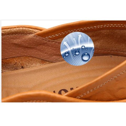 Herren-Slipper | Bequem | Slip-On | Leder-Slipper | Herrenschuhe-HauteBerlin