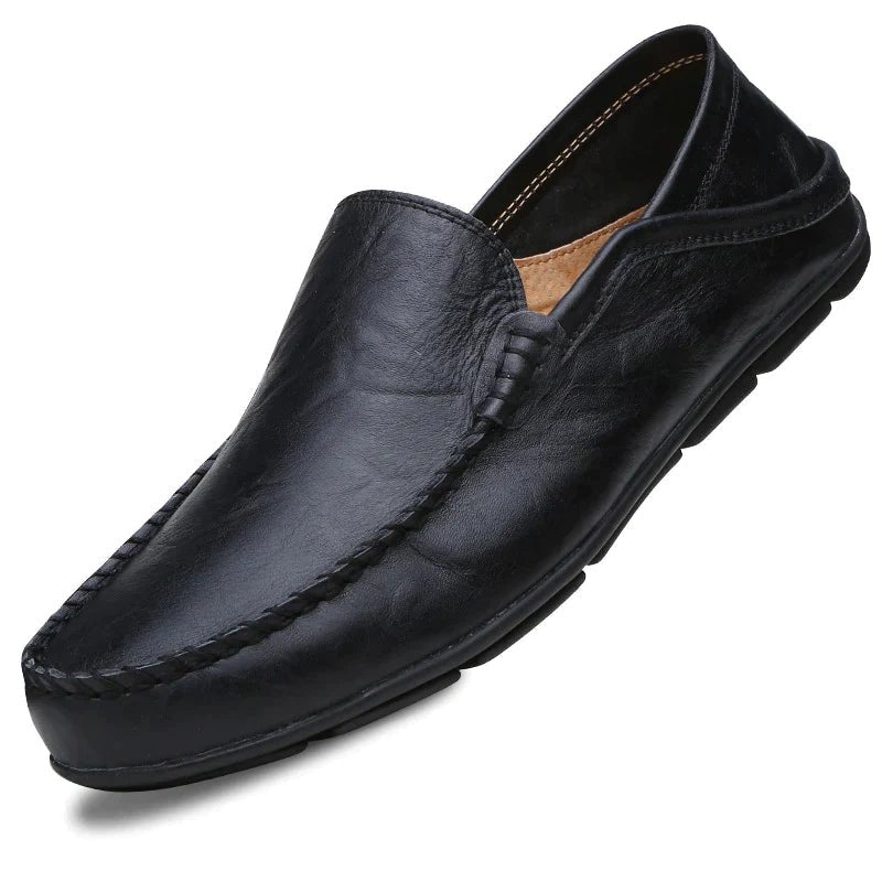 Herren-Slipper | Bequem | Slip-On | Leder-Slipper | Herrenschuhe-HauteBerlin
