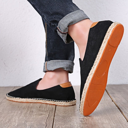 Herren Sommerschuhe - Flach - Slip-On - Leichte Schuhe - Herren Espadrilles-HauteBerlin