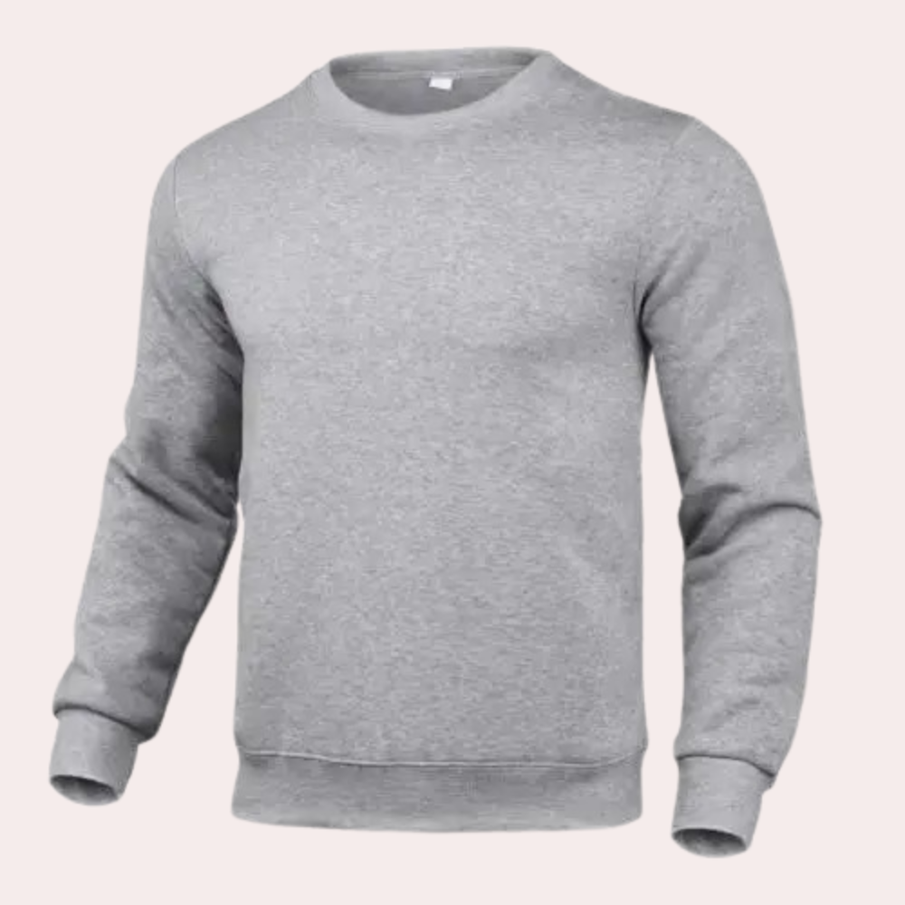 Herren-Sweatshirt | Rundhalsausschnitt | Pullover | Einfarbiges Sweatshirt | Herrenbekleidung-HauteBerlin