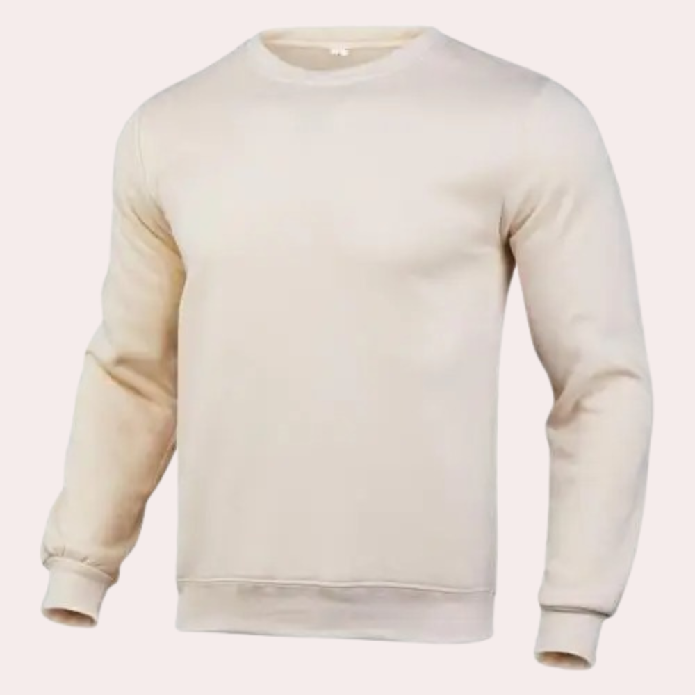 Herren-Sweatshirt | Rundhalsausschnitt | Pullover | Einfarbiges Sweatshirt | Herrenbekleidung-HauteBerlin