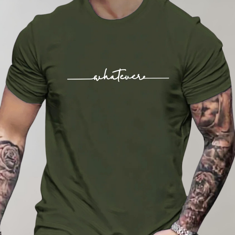 Herren T-Shirt - Kurzarm - Regular Fit - T-Shirt mit Rundhalsausschnitt - Herrenbekleidung-HauteBerlin
