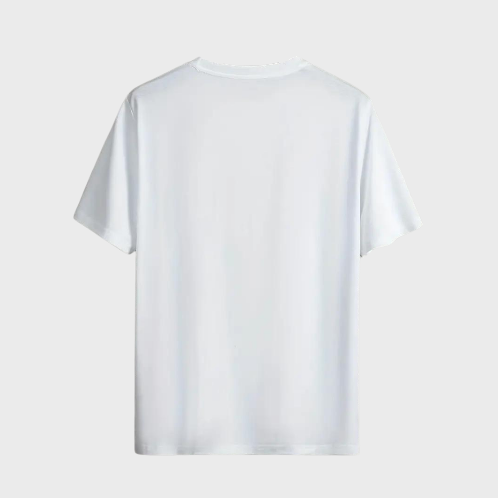 Herren T-Shirt - Palmenprint - Relaxed Fit - T-Shirt mit Rundhalsausschnitt - Herrenbekleidung-HauteBerlin