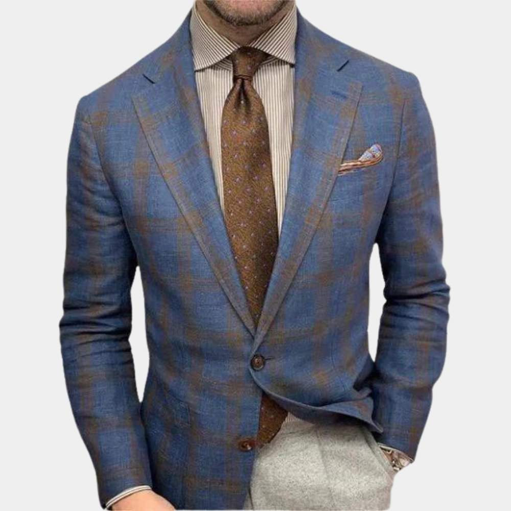 Herrenblazer | Stilvoll | Einreihig | Anzugjacke | Herrenbekleidung-HauteBerlin