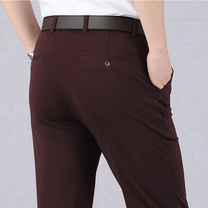 Herrenhosen – Smart Casual – Schmaler Schnitt – Stretchhosen – Anzughosen-HauteBerlin